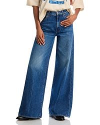 Mother - The Undercover Sneak High Rise Wide Leg Jeans - Lyst