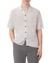 AllSaints - Loire Short Sleeve Button Up - Lyst