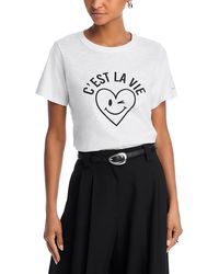 Cinq À Sept - C'Est La Vie Heart Smiley Tee - Lyst