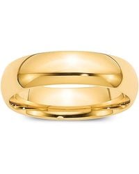 Bloomingdale's Fine Collection - 6Mm Comfort Fit Band Ring - Lyst