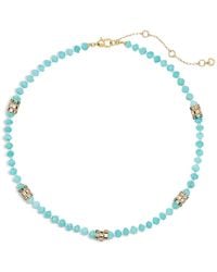 Kate Spade - Mixed Stone Beaded Collar Necklace, 16-19 - Lyst