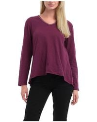 Wilt - Clothing Metallic Thread V-Neck Tee - Lyst