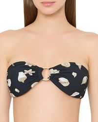 MILLY - Seashell O Ring Bandeau Bikini Top - Lyst