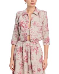 L'Agence - Eda Crop Jacket - Lyst
