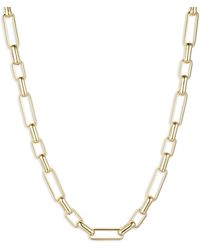Kenneth Jay Lane - 18K Plated Chain Link Necklace - Lyst