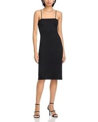 L'Agence - Eira Spaghetti Strap Midi Dress - Lyst