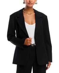 Aqua - Cinch Waist Two Button Blazer - Lyst