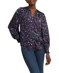 Hobbs - Tasha Button Front Blouse - Lyst