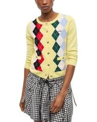 Ganni - Wool & Cashmere Cardigan Sweater - Lyst