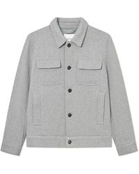Les Deux - Nash Twill Shirt Jacket - Lyst