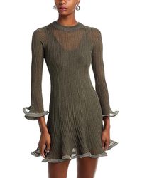 Jonathan Simkhai - Zelda Long Sleeve Mini Dress - Lyst