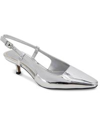 Kenneth Cole - Martha Pointed Toe Slip On Slingback Flats - Lyst