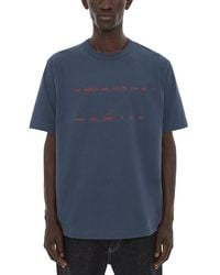 Helmut Lang - Oversized Short Sleeve Graphic Tee - Lyst