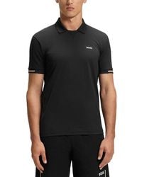 BOSS - Palle Mesh Polo - Lyst
