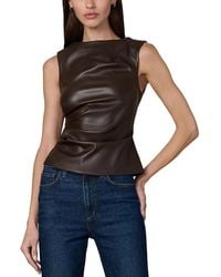Joe's Jeans - The Meg Faux Leather Top - Lyst