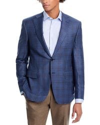 Canali - Siena Check Windowpane Regular Fit Sport Coat - Lyst