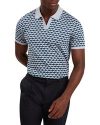 Ted Baker - Lirien Printed Jacquard Polo Shirt - Lyst