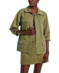 Anine Bing - Corey Cotton Flap Pocket Jacket - Lyst