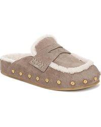 Veronica Beard - Fenix Shearling Clogs - Lyst