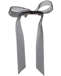 Lelet - Amy Mini Sheer Bow Barrette - Lyst