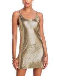 Rabanne - Mesh Tank Mini Dress - Lyst