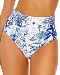 Agua Bendita - Alicia Tales Printed High Waisted Reversible Bottom - Lyst
