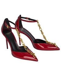 Balmain - Sync Patent Leather Stilettos With Pointed Toe Pumps - Lyst
