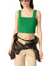 Maje - Knit Crop Top - Lyst