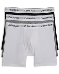 Calvin Klein - Icon Cotton Stretch Boxer Briefs, Pack Of 3 - Lyst