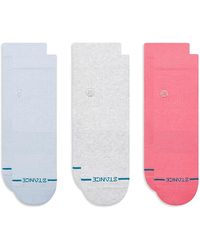 Stance - Icon Quarter Socks, Pack Of 3 - Lyst