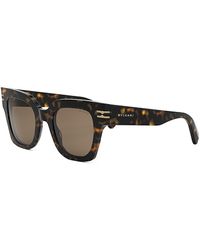 BVLGARI - B. Zero1 Geometric Sunglasses, 49Mm - Lyst
