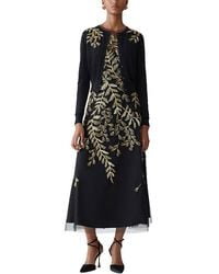 Carolina Herrera - Embellished Long Sleeve Crewneck Cardigan - Lyst