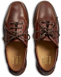 G.H. Bass & Co. Ranger Camp Moc Super Lug Lace Up Loafers in Brown for ...