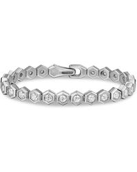 David Yurman - Hex Pave Tennis Bracelet - Lyst