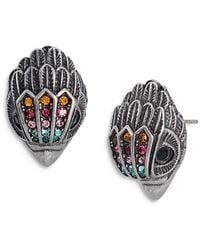 Kurt Geiger - Pave Eagle Stud Earrings - Lyst