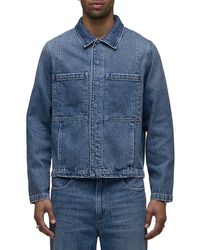 Hudson Jeans - Striped Denim Work Jacket - Lyst