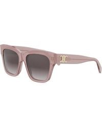 Celine - Triomphe Geometric Sunglasses, 55Mm - Lyst