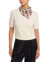 Fraas - Animal Print Silk Square Scarf - Lyst
