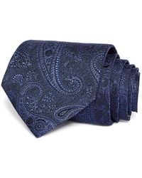 Canali - Silk Classic Textured Paisley Tie - Lyst