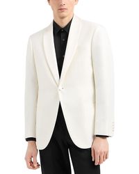 Emporio Armani - G Line Regular Fit Satin Shawl Lapel Dinner Jacket - Lyst