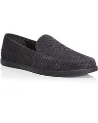 Vince - Sonoma Suede Basketweave Loafers - Lyst