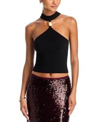 Jonathan Simkhai - Renlen Sleeveless Merino Wool Halter Top - Lyst