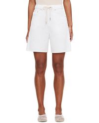 DL1961 - Taylor Aura Drawstring High Rise Shorts - Lyst