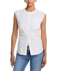Veronica Beard - Harini Cotton Stretch Top - Lyst