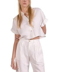 Elan - Short Sleeve Shirt Swim Cover-Up - Lyst