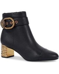 Kurt Geiger - Mayfair Eagle Head Buckle High Heel Ankle Boots - Lyst
