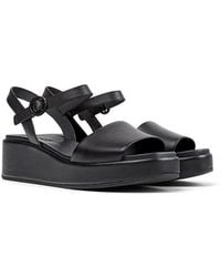 Camper - Misia Leather 2-Strap Sandal - Lyst