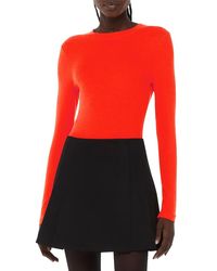 Whistles - Essential Ribbed Crewneck Sweater - Lyst