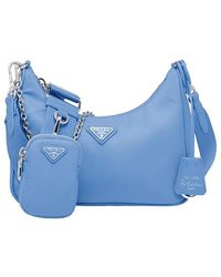 Prada - Re-Edition 2005 Re-Nylon Bag With Saffiano Mini Bag - Lyst