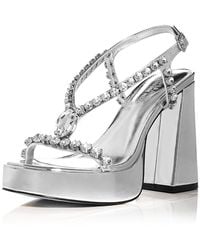 Aqua - Disco Platform Sandals - Lyst
